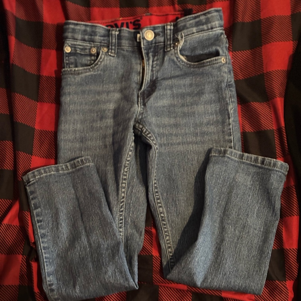 Kids Levi's Red and Blue Denim